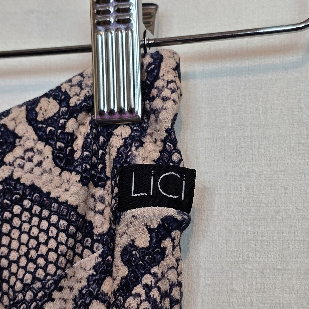 🔴 3/$30 Lici Python S Snake Reptile V-Cut Scrunch Legging S - Picture 5 of 13